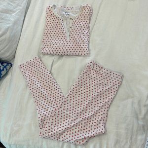 Roller Rabbit & Peloton Pink Hearts Pajamas